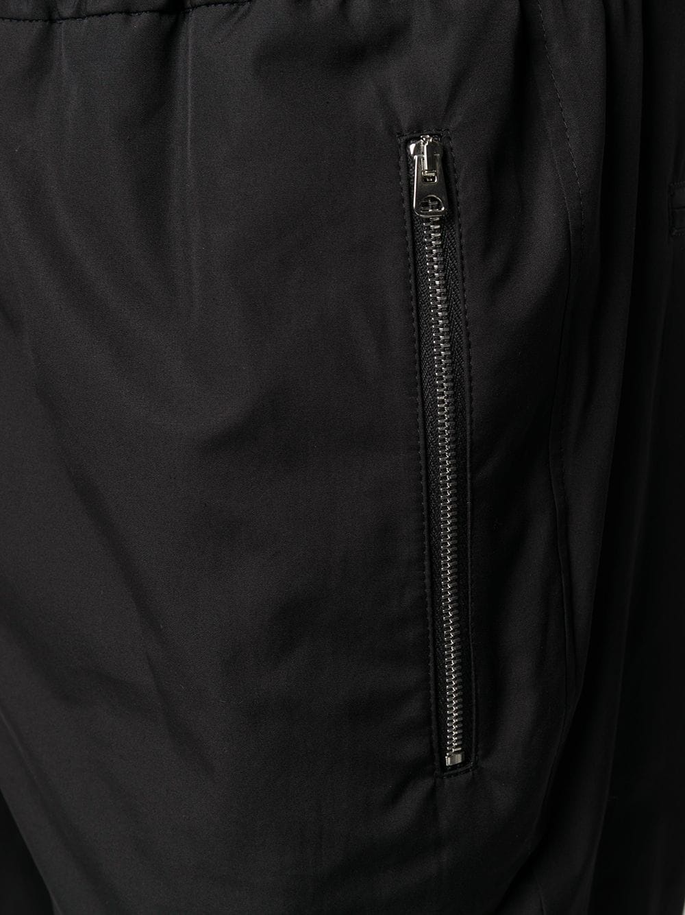 elasticated waist slim trousers - 9