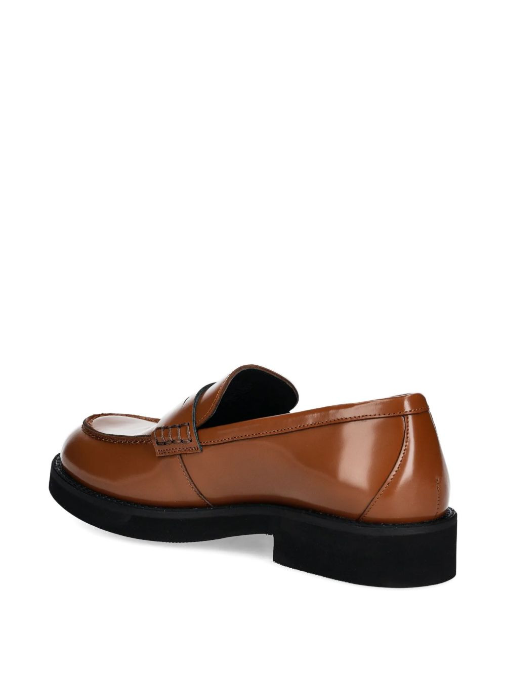 penny-strap leather loafers - 5