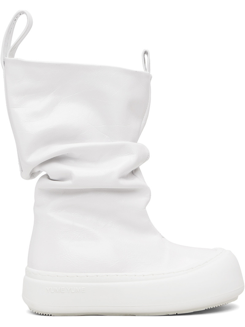 White Fisherman Low Boots 1