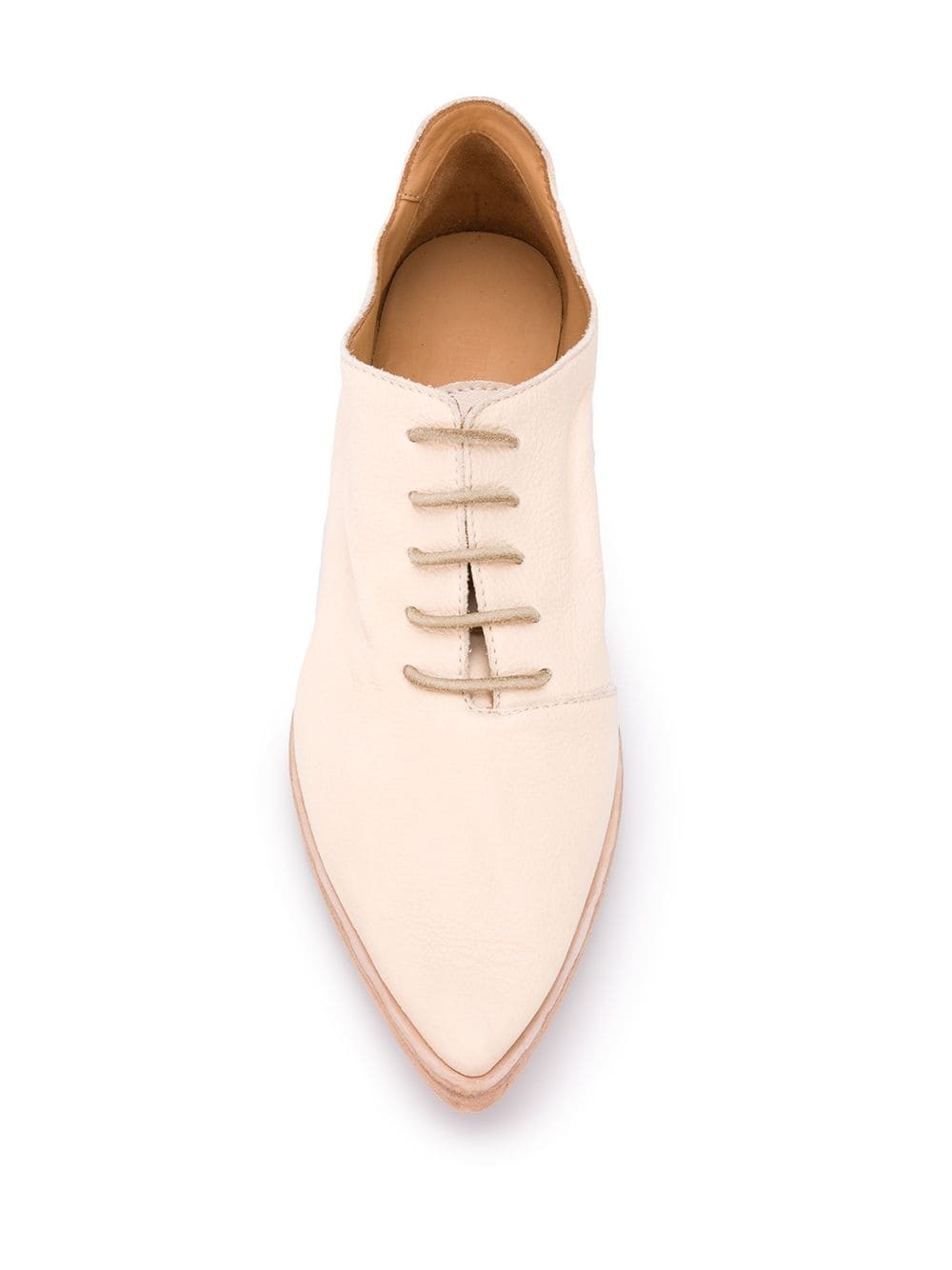 pointed toe oxford shoes - 4
