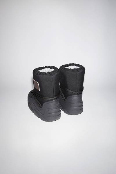 Acne Studios Platform snow boots - Black / Black outlook