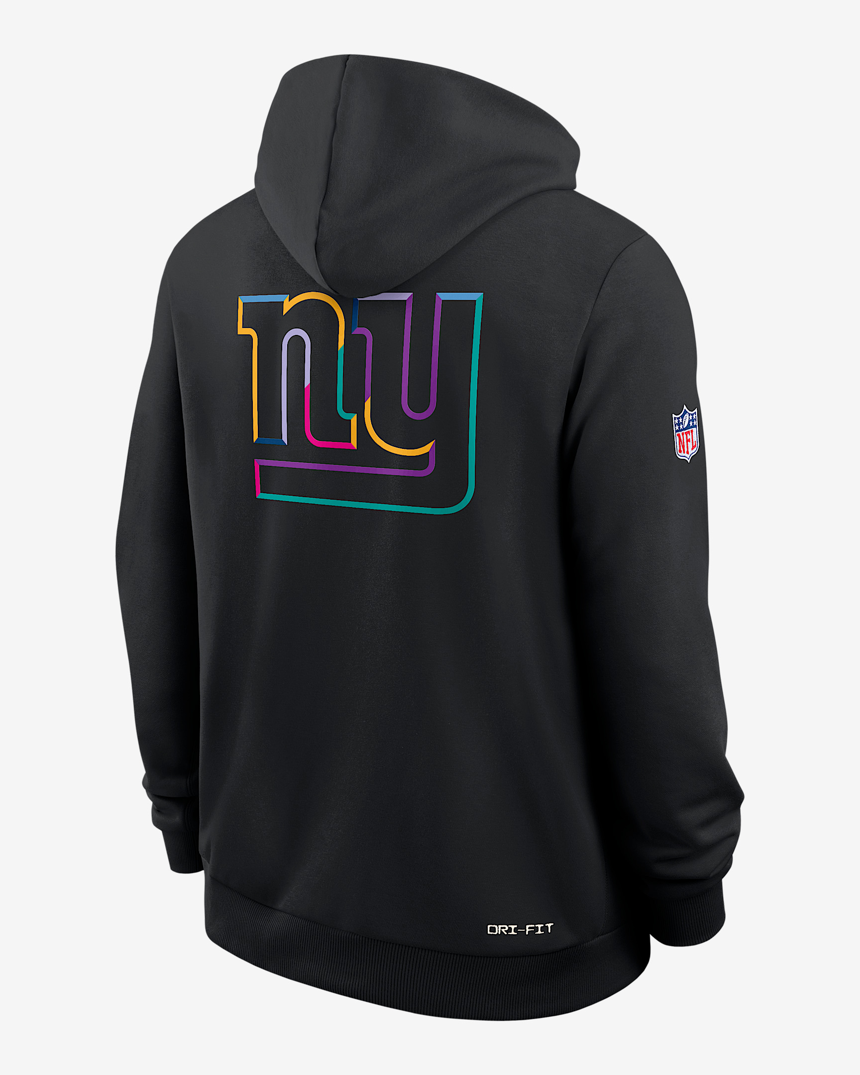 New York Giants Crucial Catch Sideline Men's Nike Dri-FIT NFL Pullover Hoodie - 2