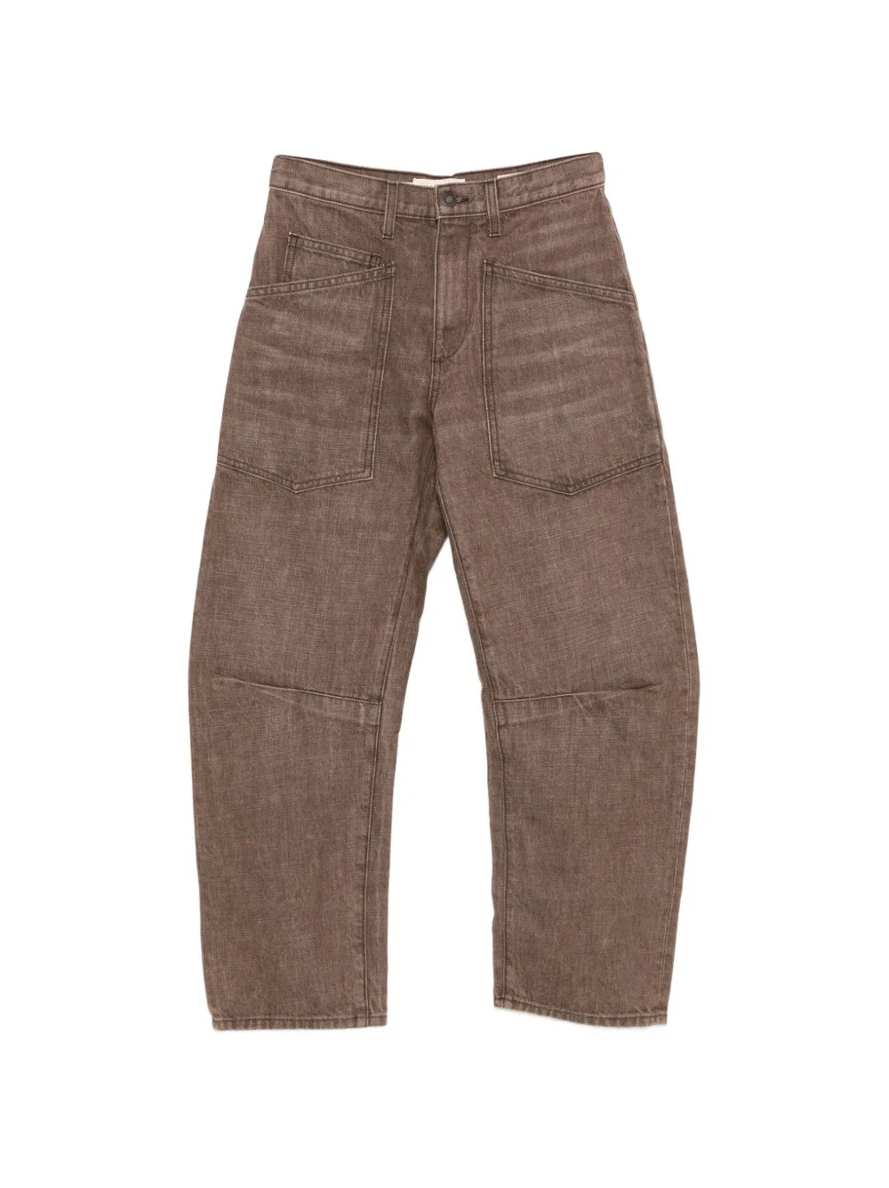 Shon curved-leg jeans - 1