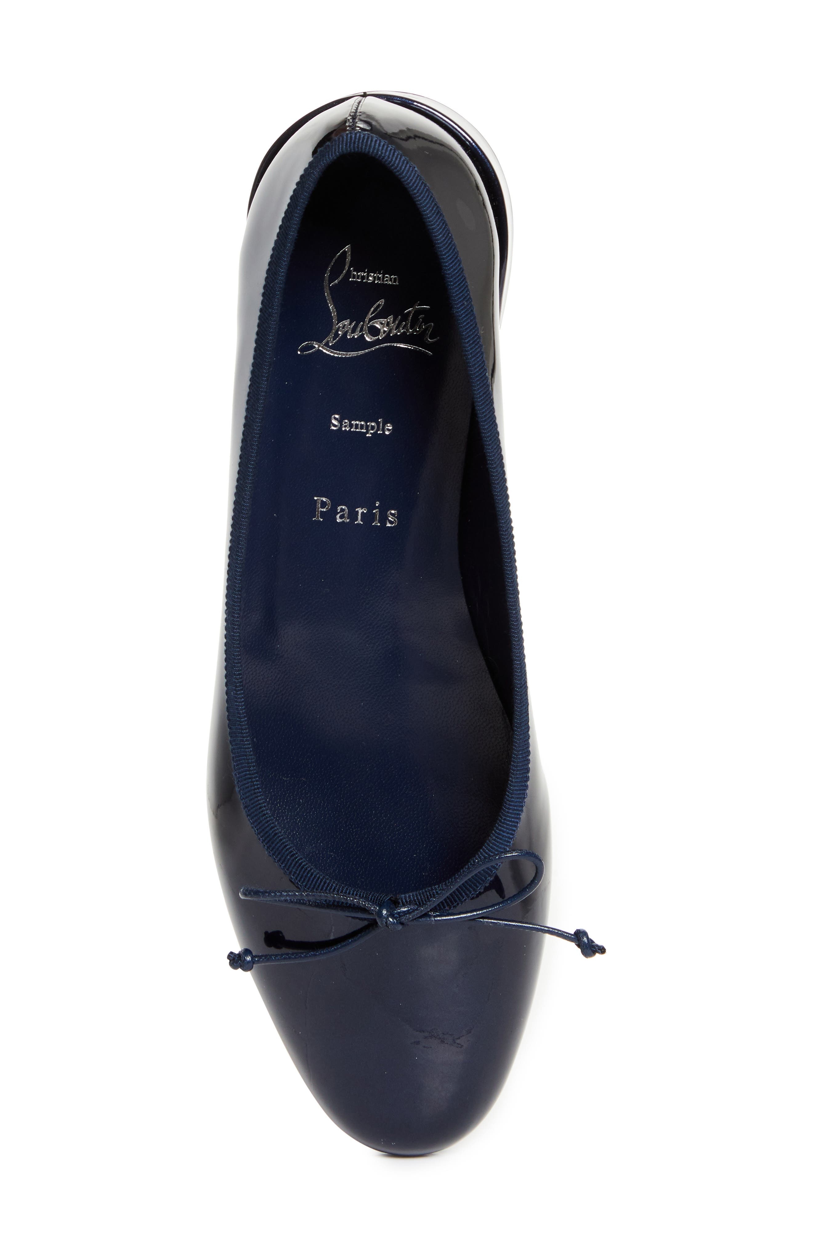 Christian Louboutin Sweetie Jane Bow Ballet Flat in Zaffiro/Lin Zaffiro at Nordstrom - 5