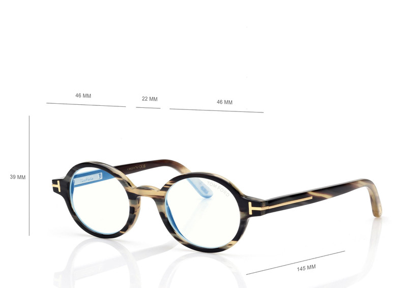 ROUND HORN BLUE BLOCK OPTICALS 4