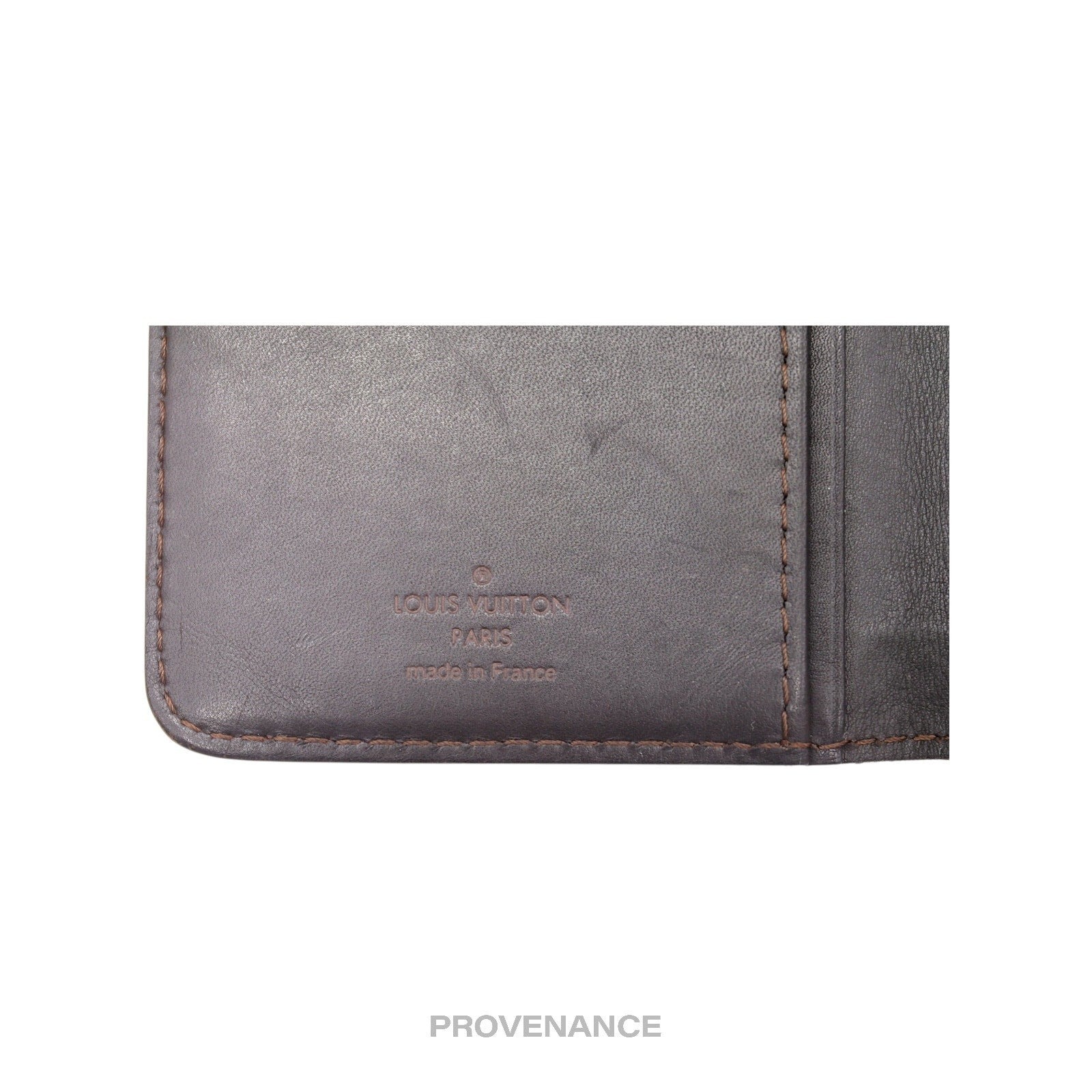 Louis Vuitton Long Wallet - Utah Brown Leather - 7