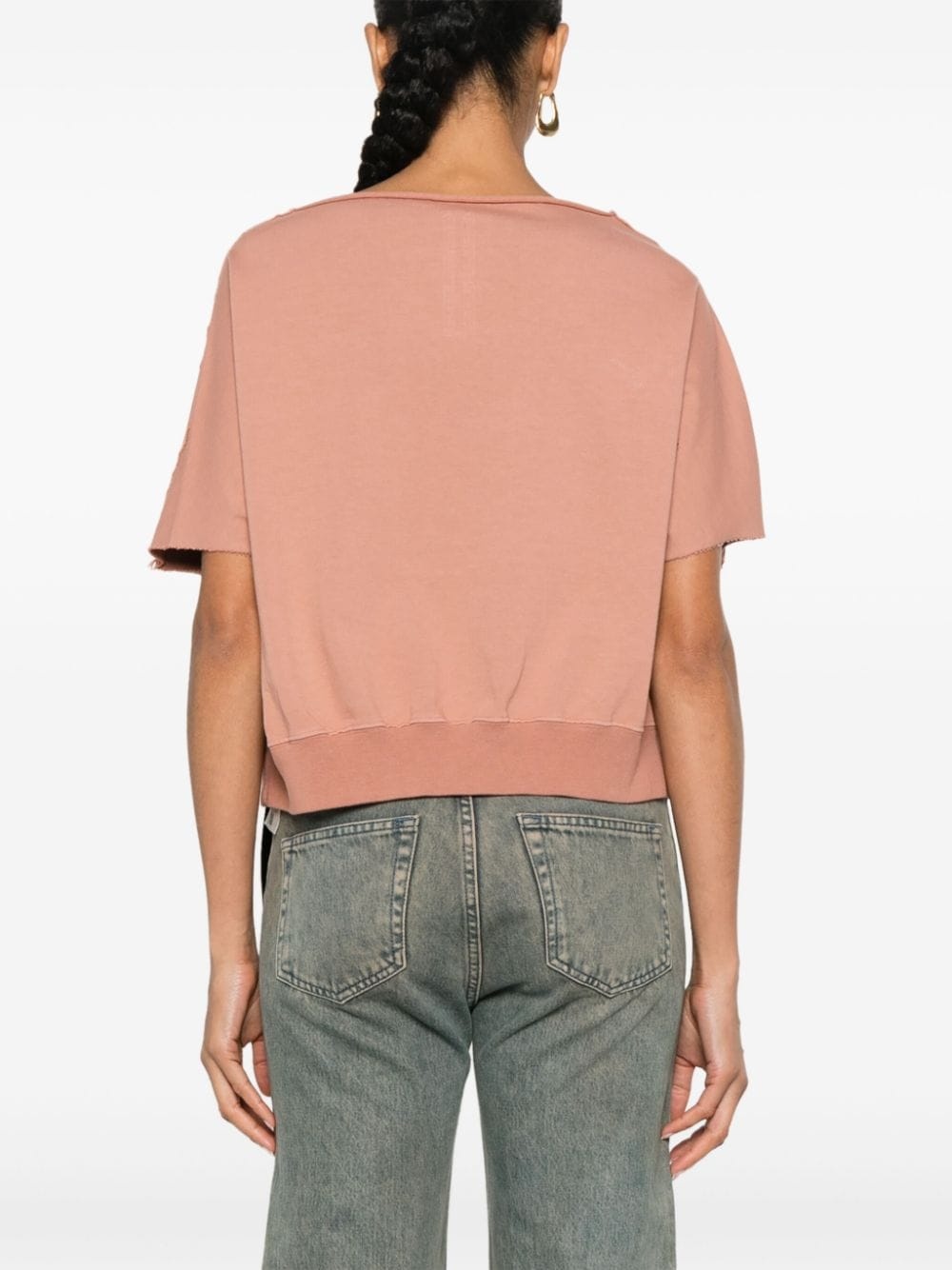 short-sleeves jersey sweatshirt - 4
