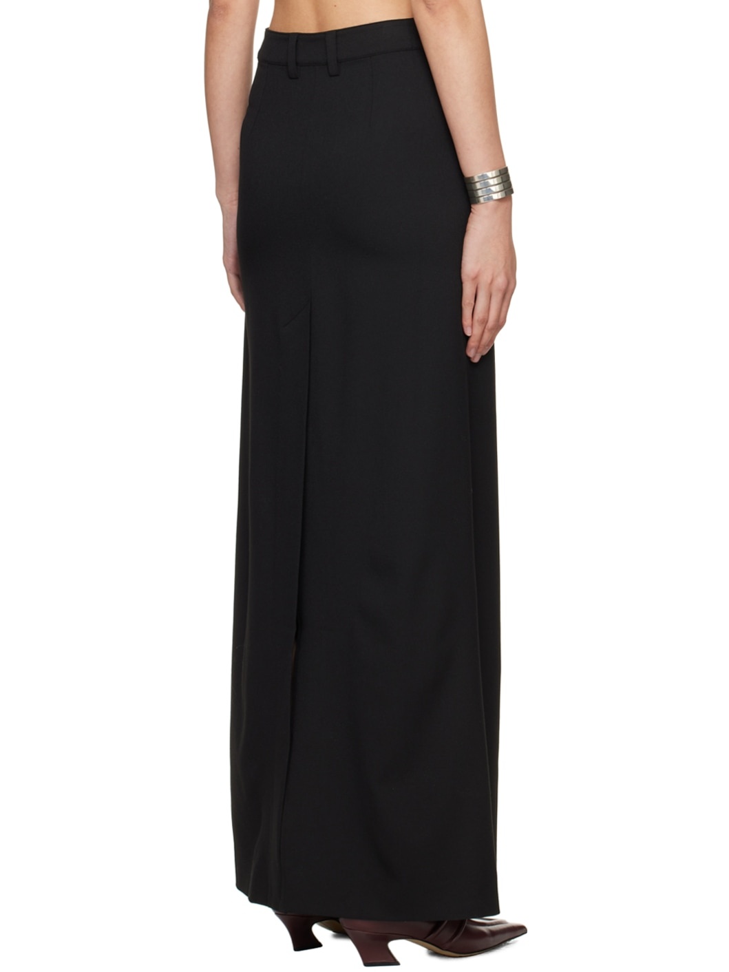 Black Minter Maxi Skirt - 3