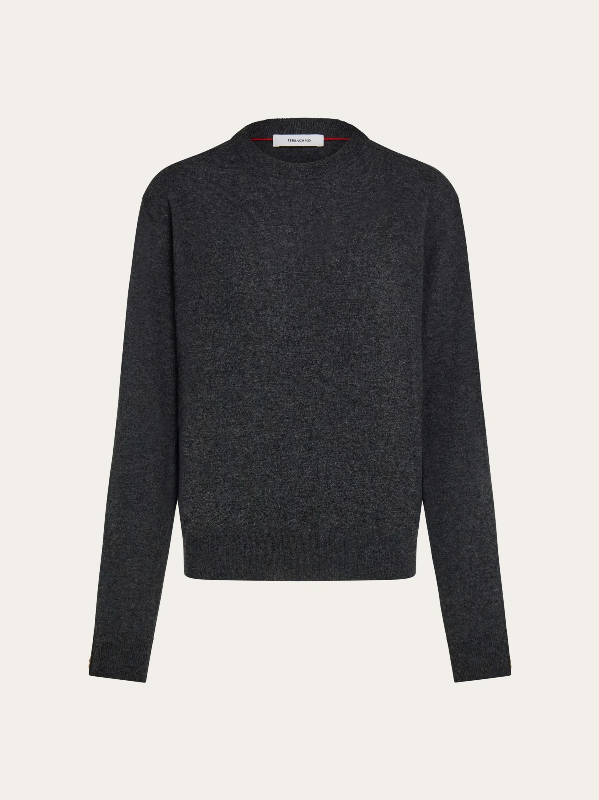 Long sleeve knitted top with ribbon detail - 1