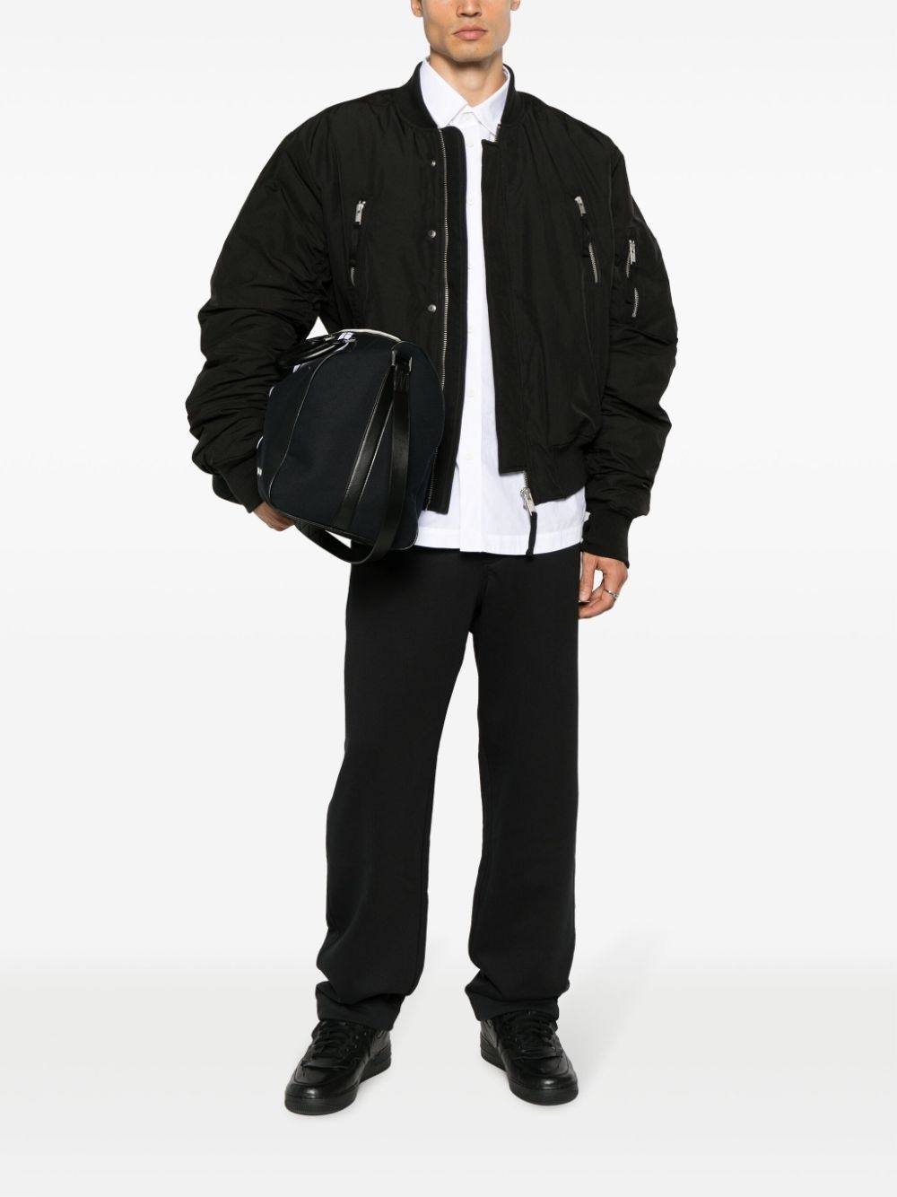 logo-patch drawstring track pants - 3