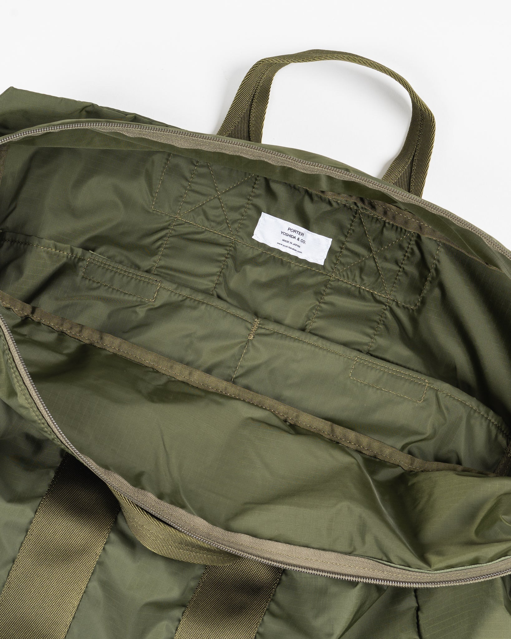 PORTER - YOSHIDA & CO. - FLEX DUFFLE BAG - OLIVE - 10