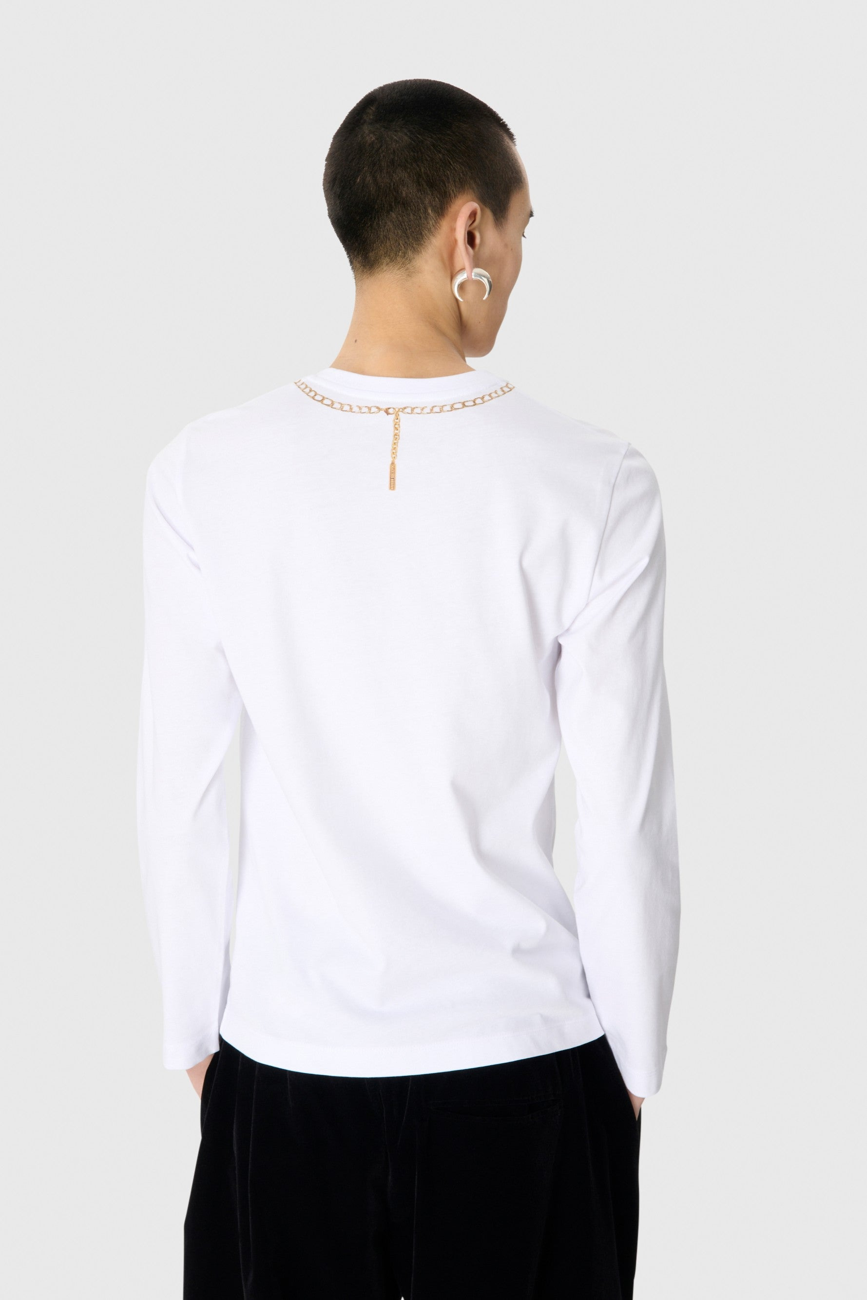 Trompe L'Œil Jewelry Jersey Ls T-Shirt - 3