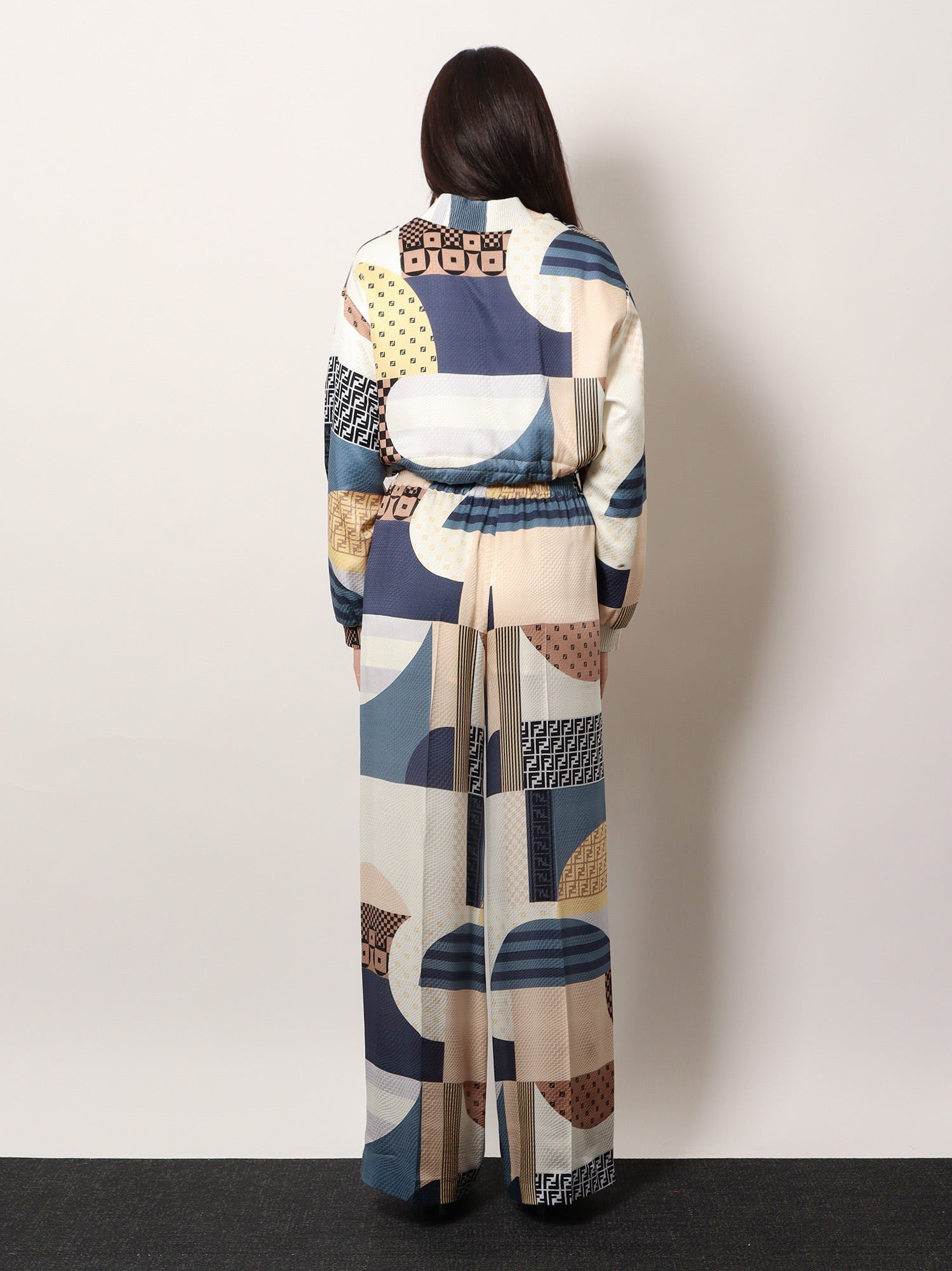 PATCHWORK SILK TROUSERS - 3