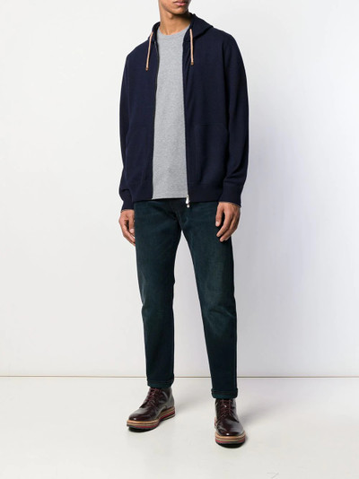 Brunello Cucinelli zipped hoodie outlook