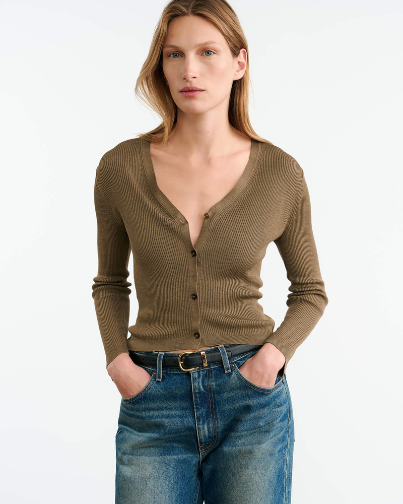 NILI LOTAN NARI SILK CARDIGAN outlook