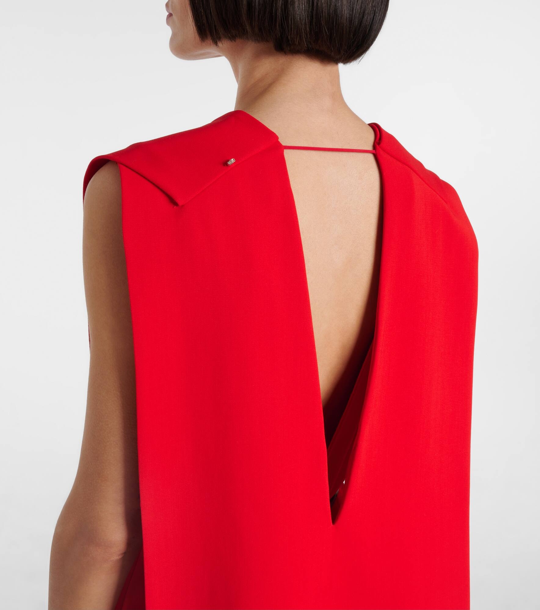 Caped minidress - 6