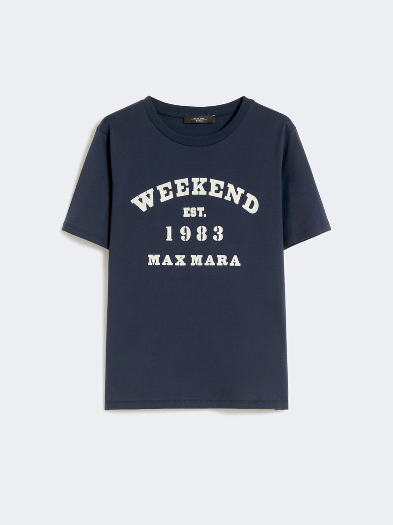 TENUE Cotton T-shirt with graphic print - NAVY 1