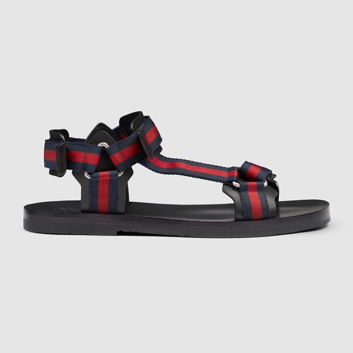 Men's leather sandal with Web strap - 1