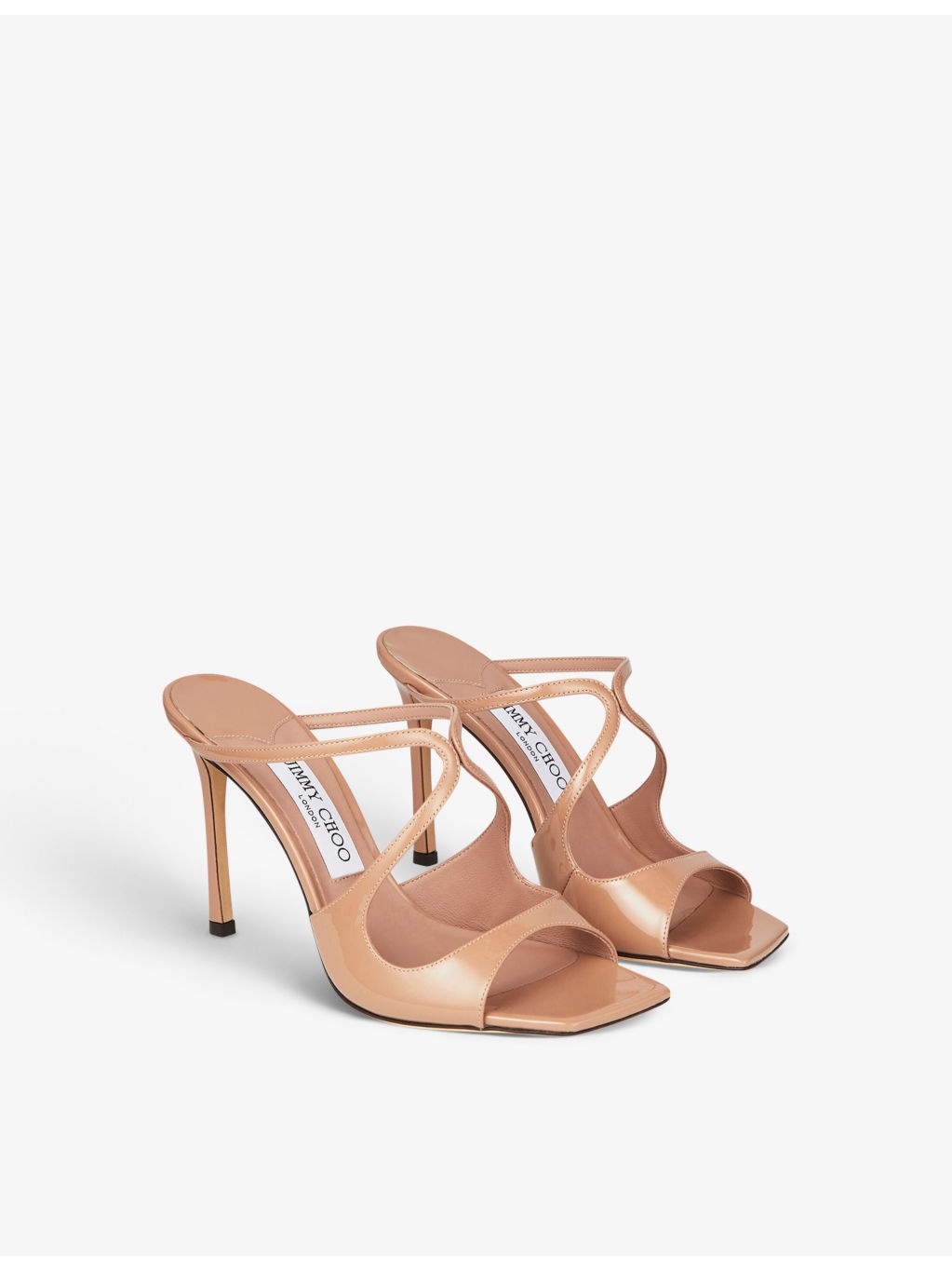 Anise 95 patent-leather heeled sandals - 3