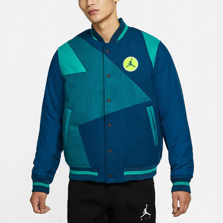 Air Jordan MENS DNA Casual Baseball Jacket Blue CK9351-432 - 5