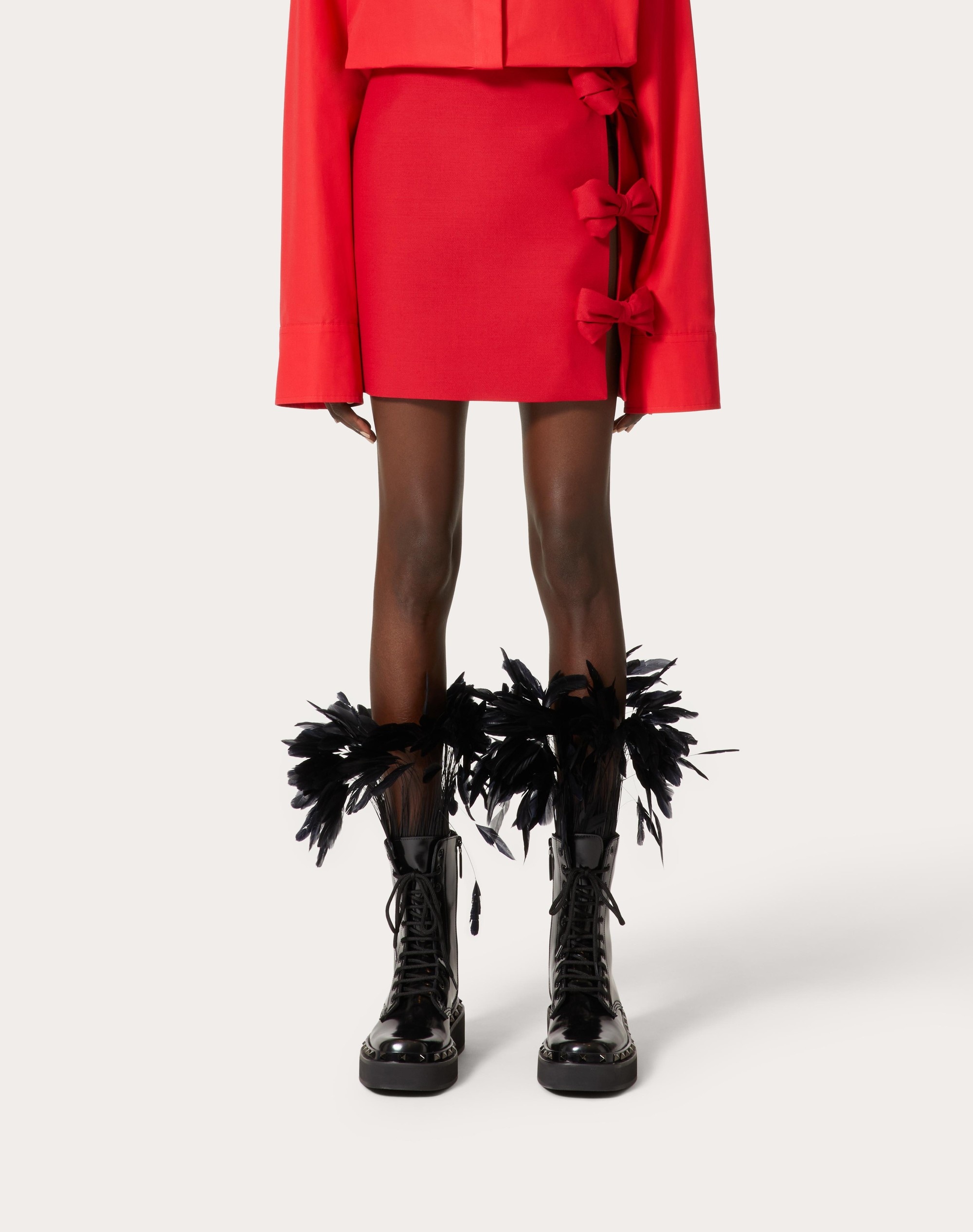 CREPE COUTURE MINI SKIRT - 3