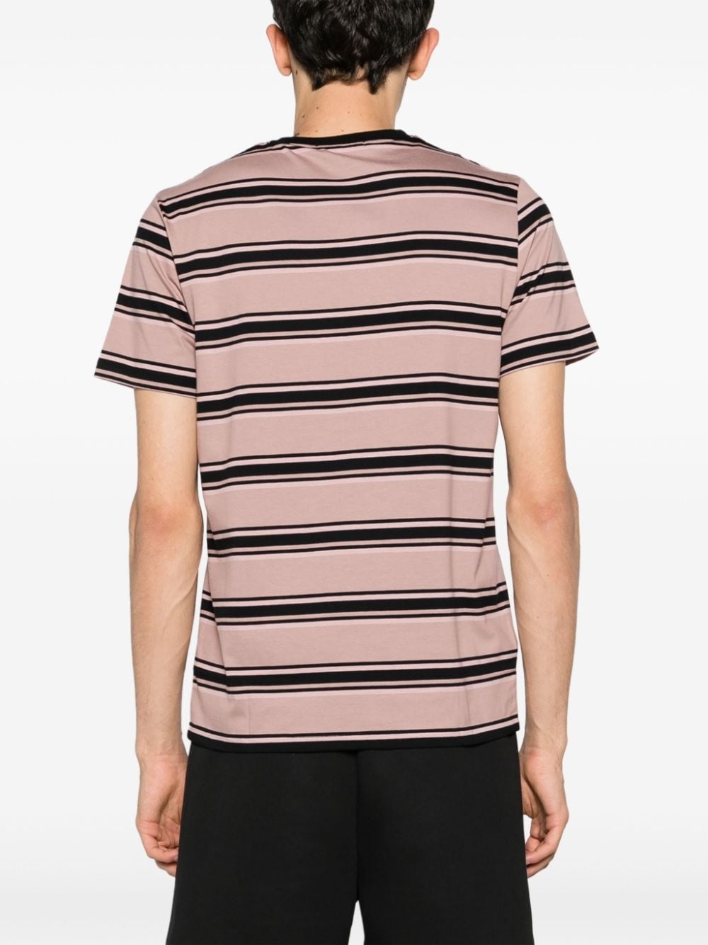 striped cotton T-shirt - 4