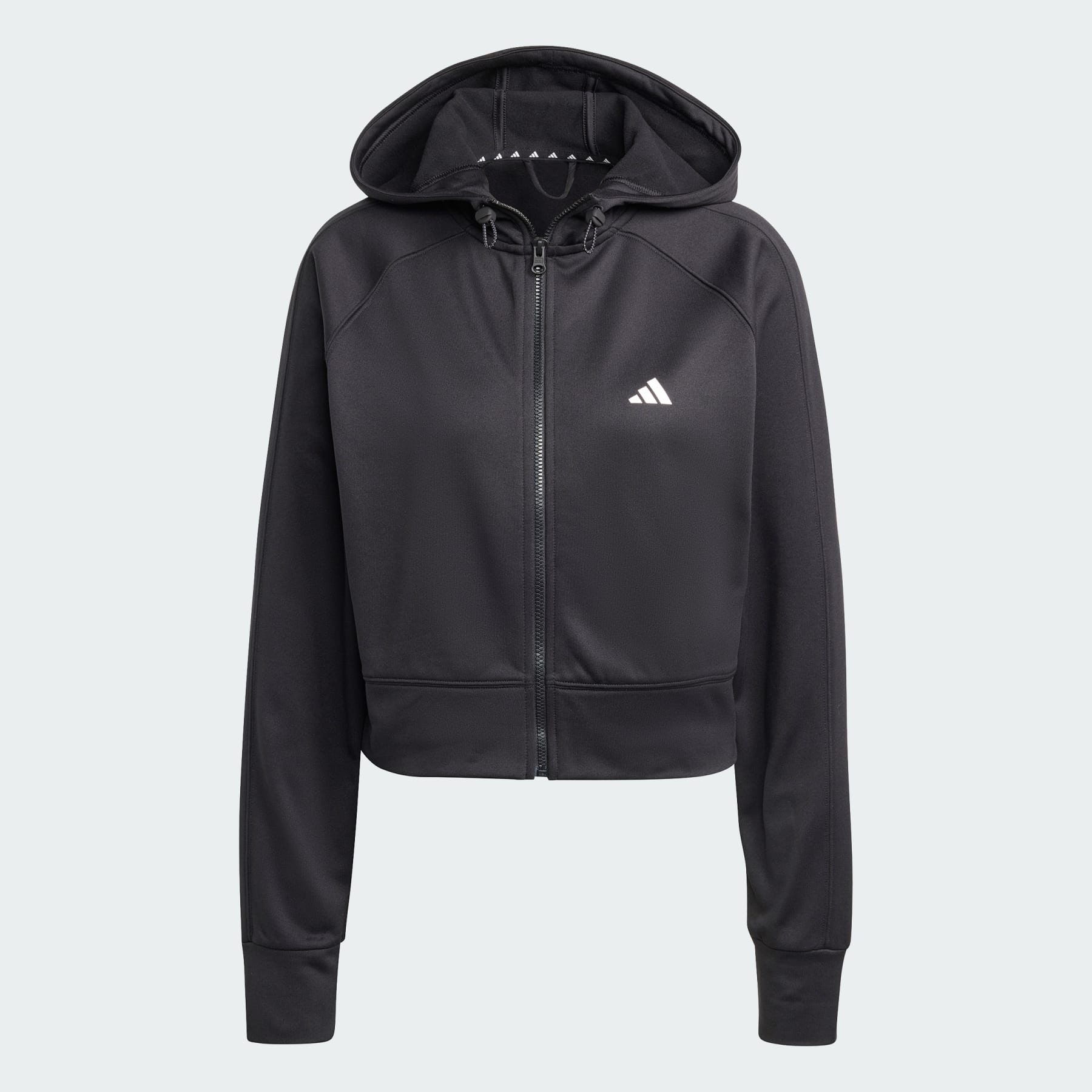 adidas AEROREADY Game and Go Full-Zip Hooded Fleece Jacket