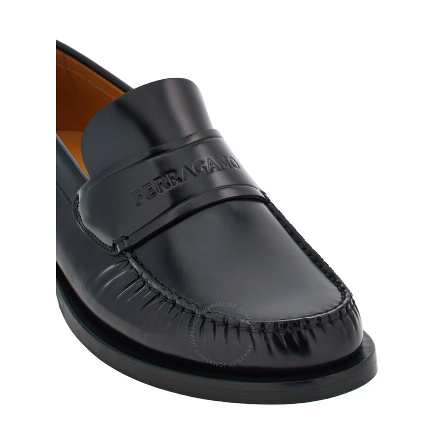 Ferragamo Fort Signature Leather Loafers - 5