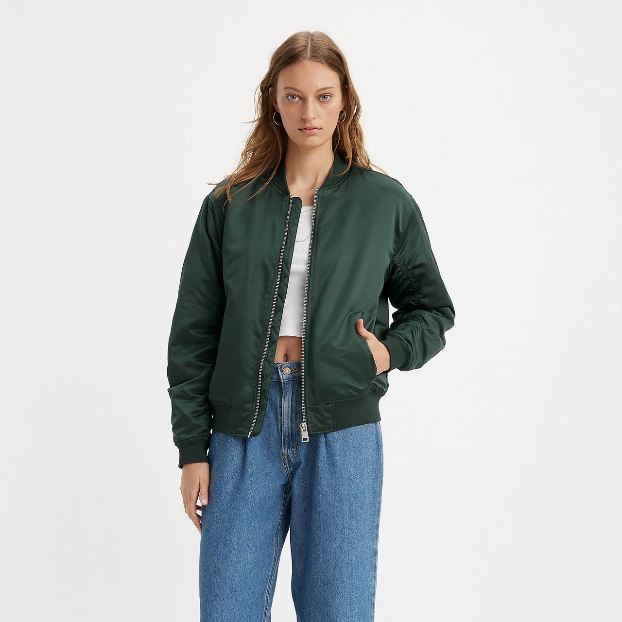 RELAXED BOMBER JACKET - 1