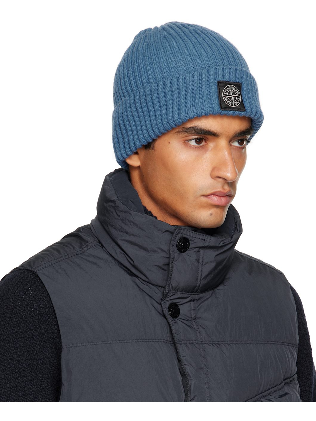Blue N100002 Full Rib Beanie - 2