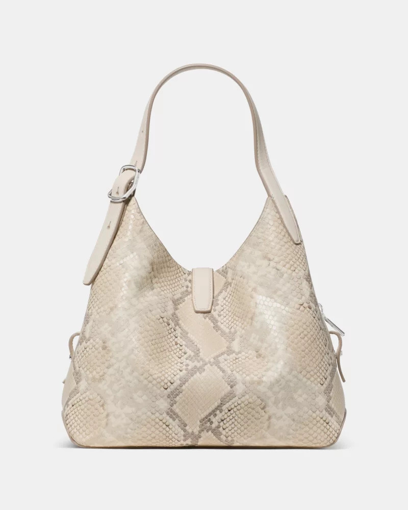 Deco Snake Embossed Crossbody Tote Bag 6