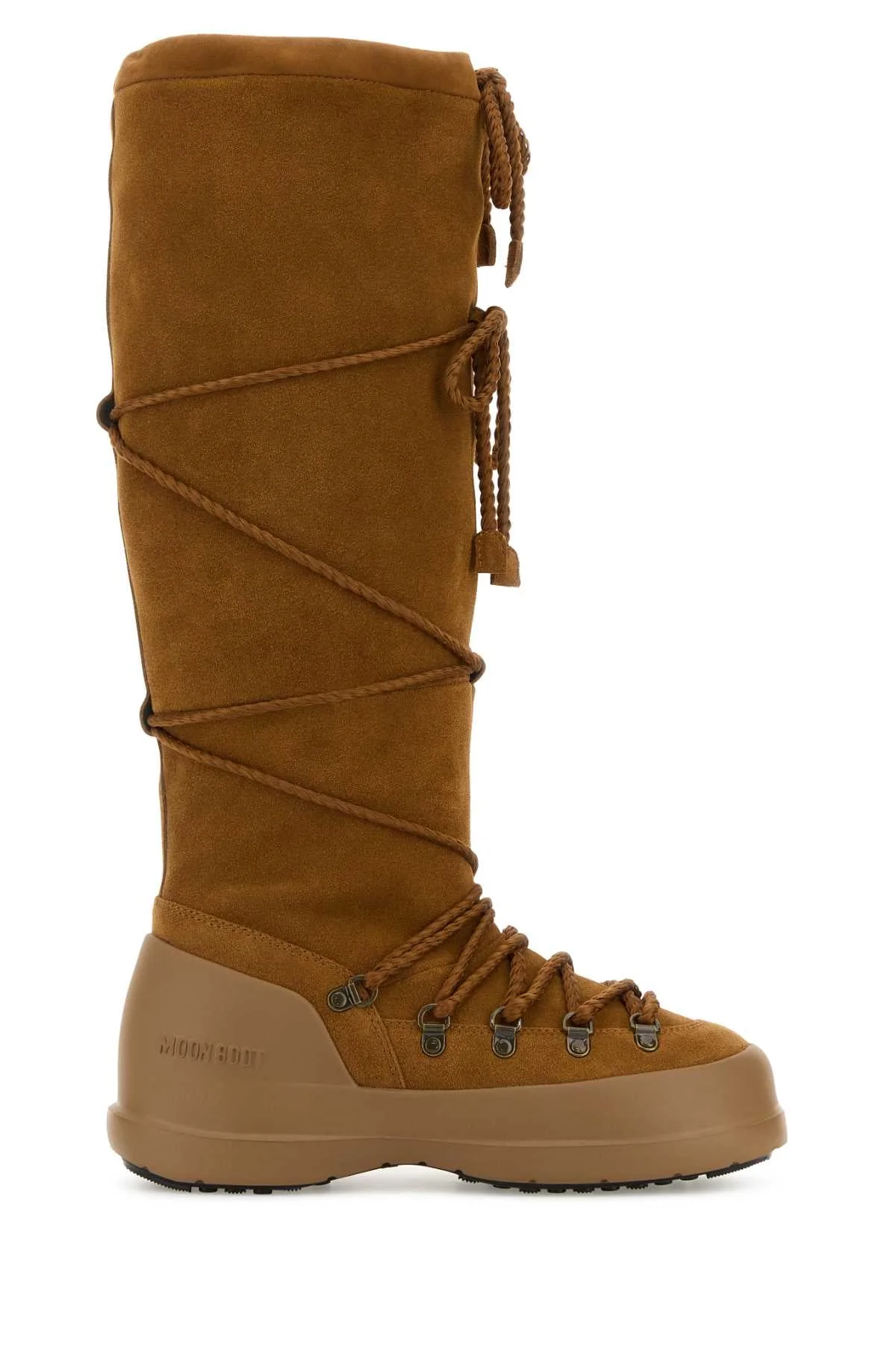 Moon Boot Women Camel Suede Luna Boots - 1