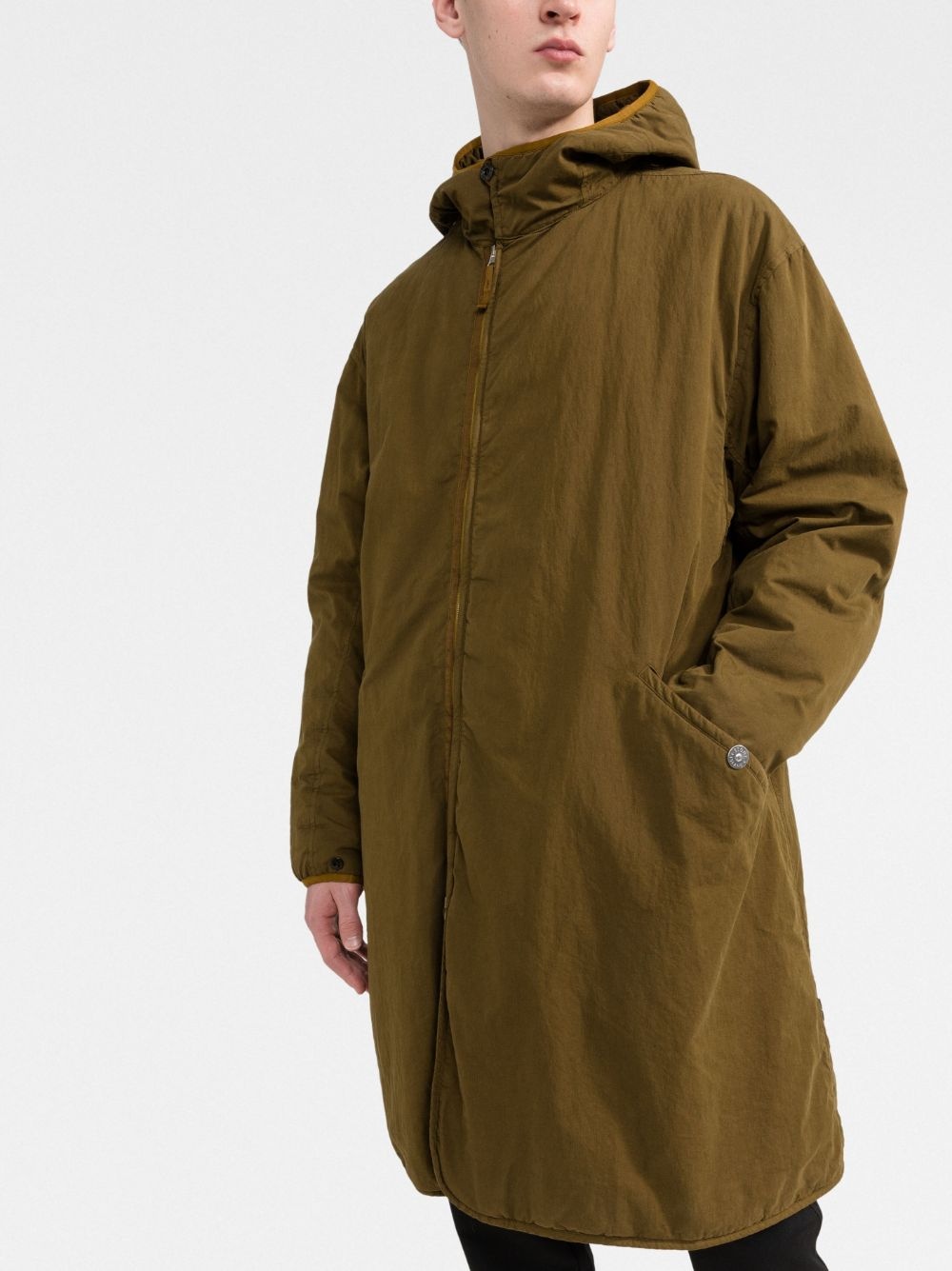 hooded padded coat - 3