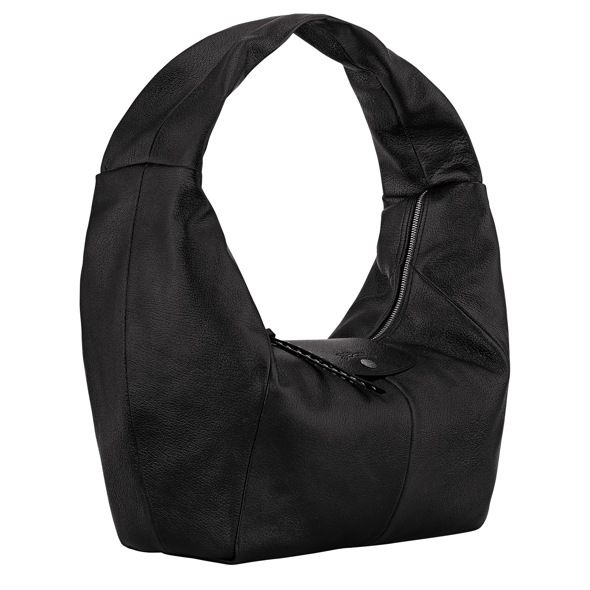 Le Pliage Xtra L Hobo bag Black - Leather - 3