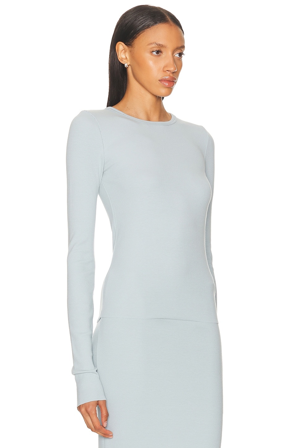 Long Sleeve Fitted Top - 2