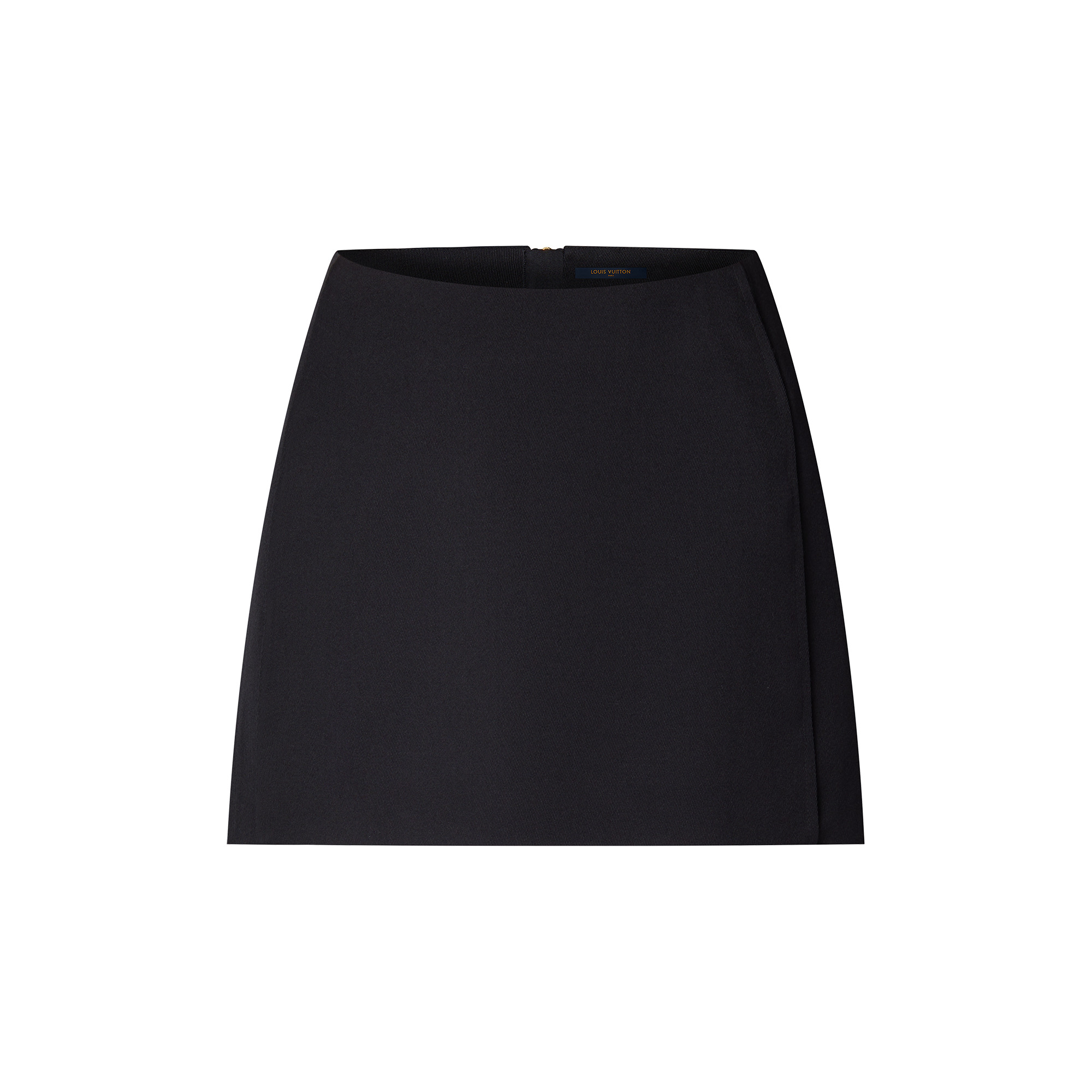Jewel Button A-Line Mini Skirt - 1