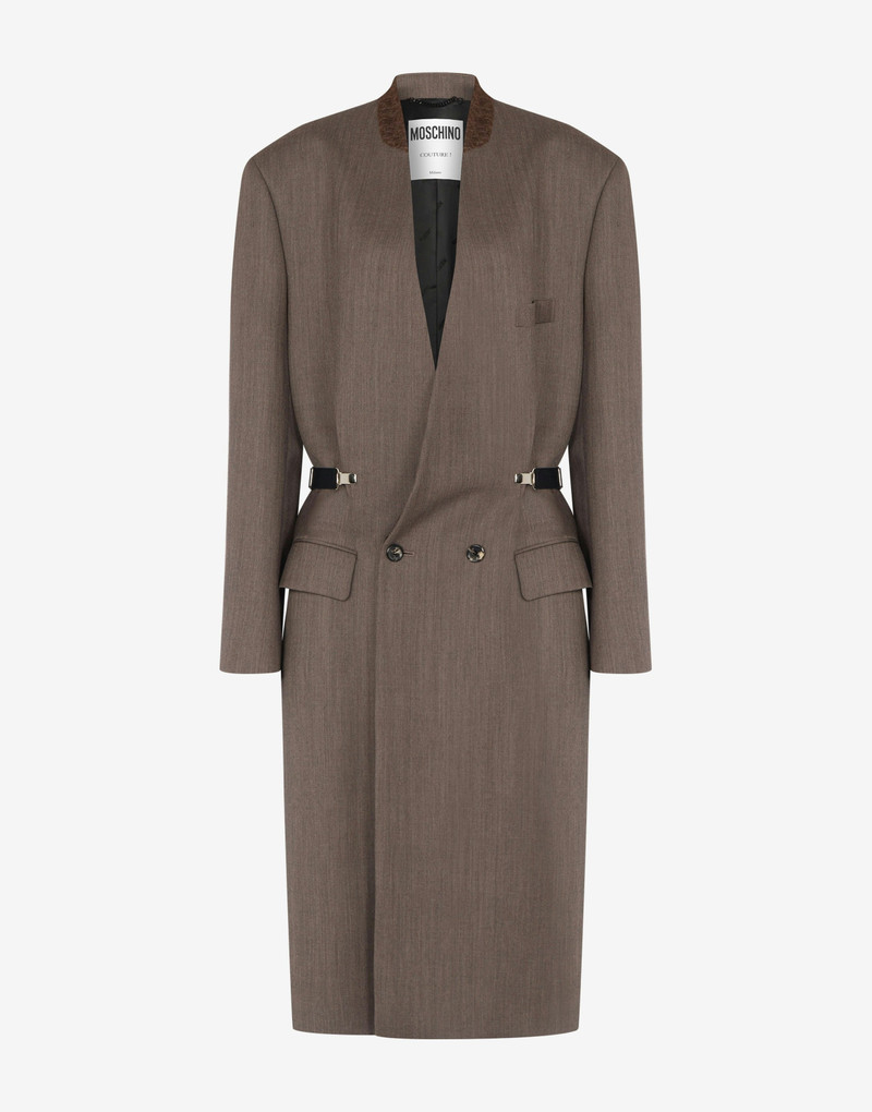 WOOL CANVAS COAT 1