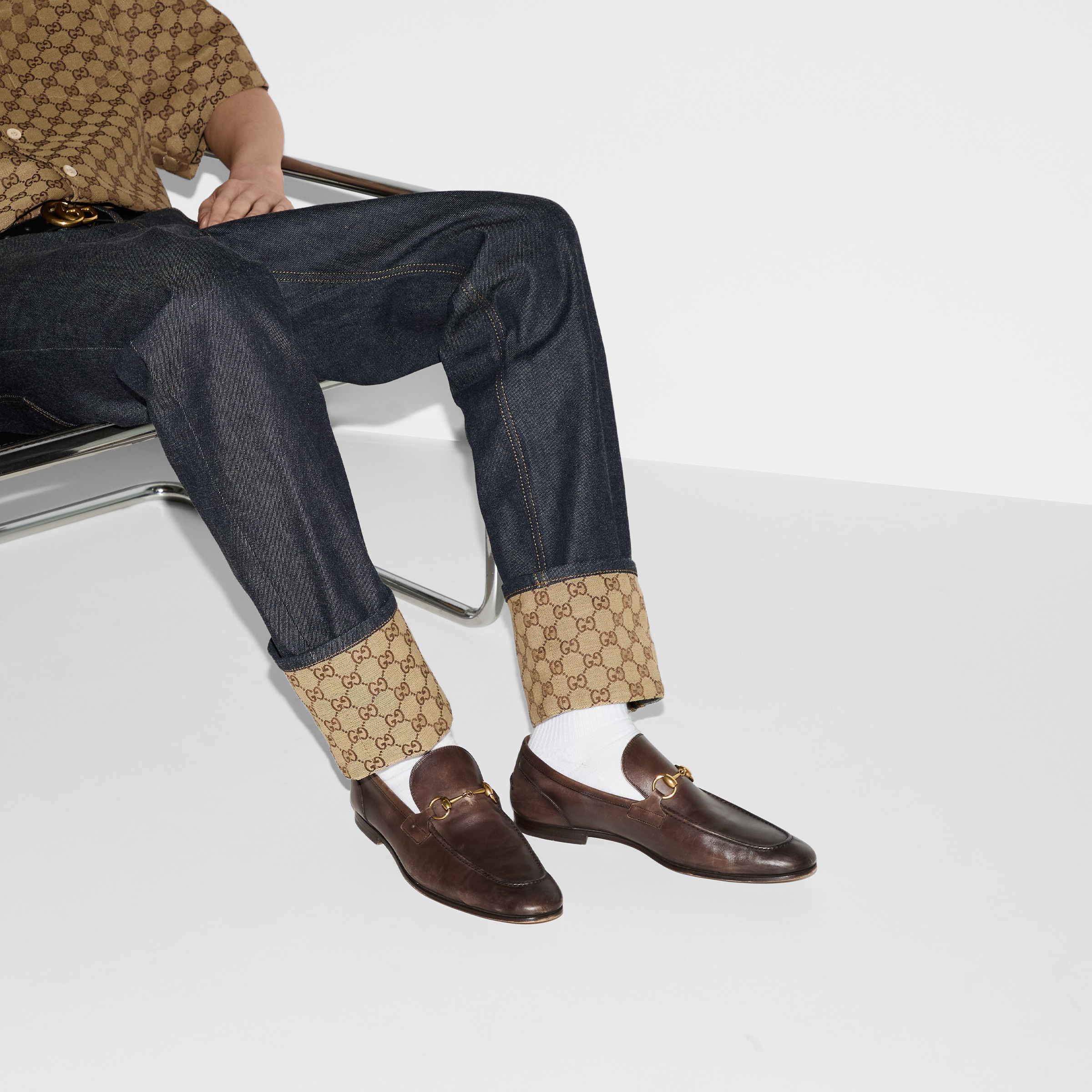 Gucci Jordaan leather loafer - 3