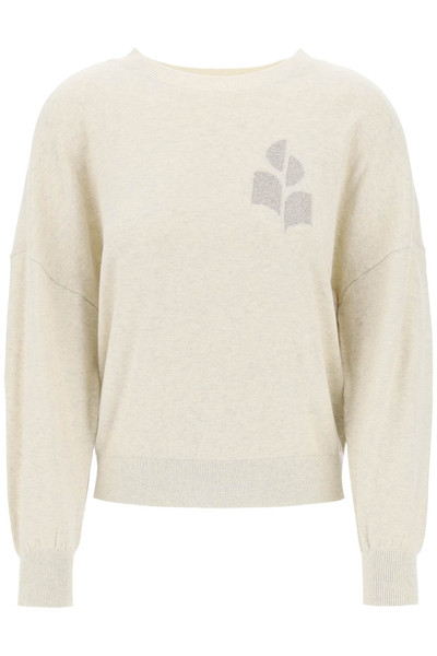 Isabel Marant Étoile Marisans Sweater With Lurex Logo Intarsia outlook