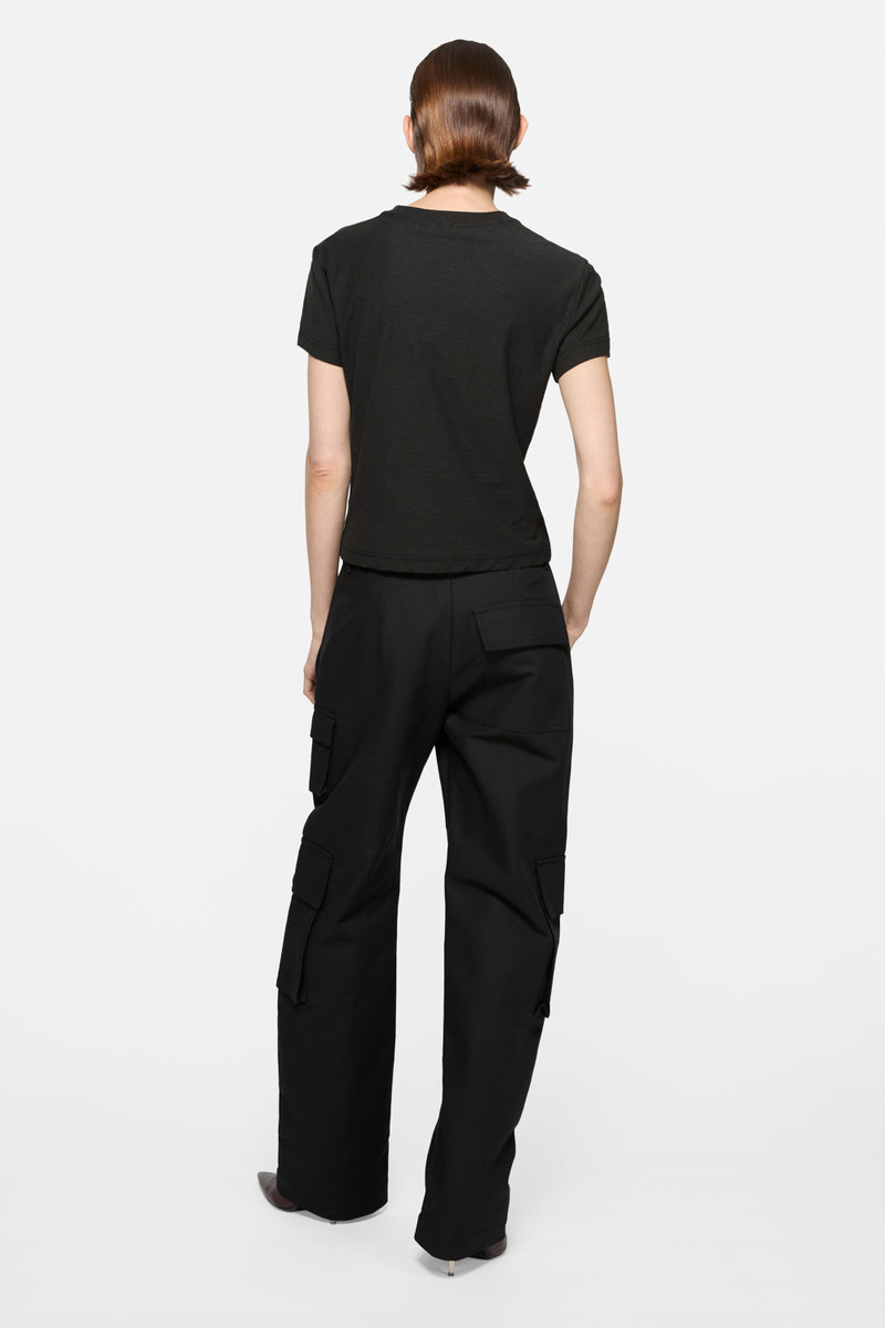 Logo t-shirt - fitted - Black 5