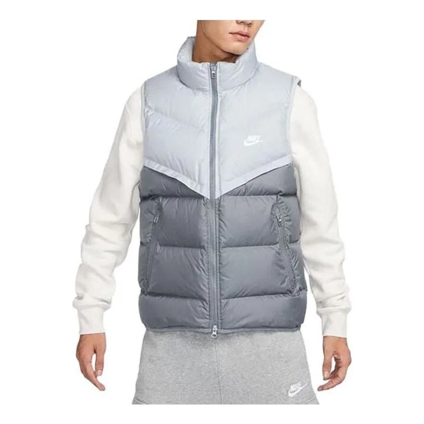 Nike Windrunner Stormfit Down Vest 'Grey' FB8184-077 - 1