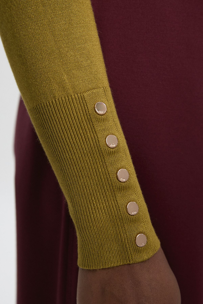 Viscose Blend Knitted Crew Neck Jumper 3
