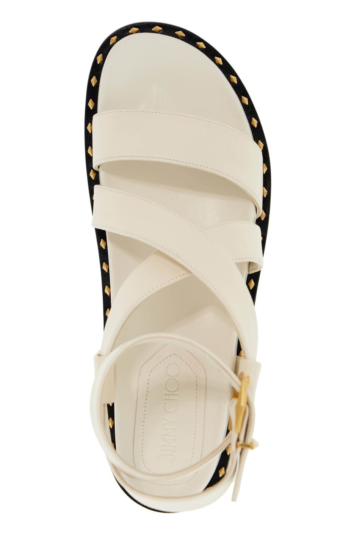 【Jimmy Choo】BLAISE FLAT◆BLAISEFLATCIE Jimmy Choo blaise flat sandals - Lux Exposé