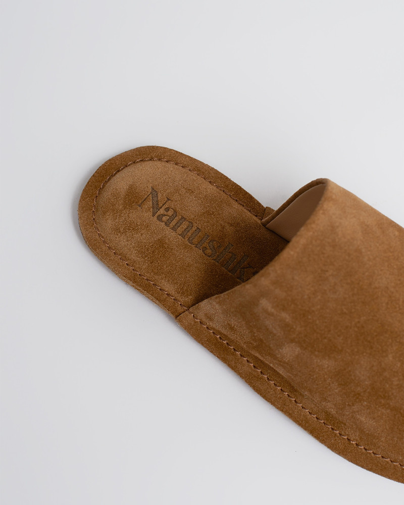 STEPPA - Suede mules - Curry 5