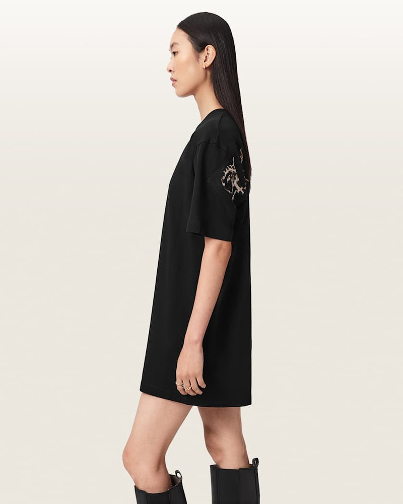 FUSE APPLIQUÉ COTTON T-SHIRT DRESS 5