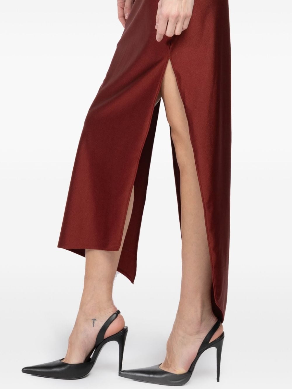 ruffled midi dress - 6