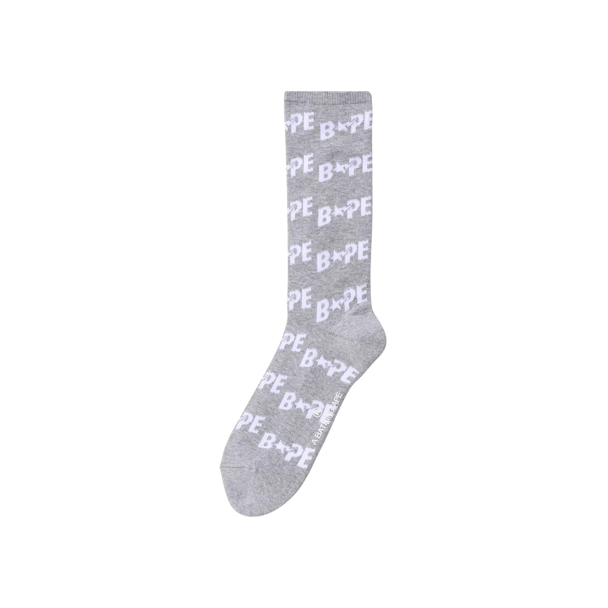 BAPE Sta Socks 'Grey' - 1