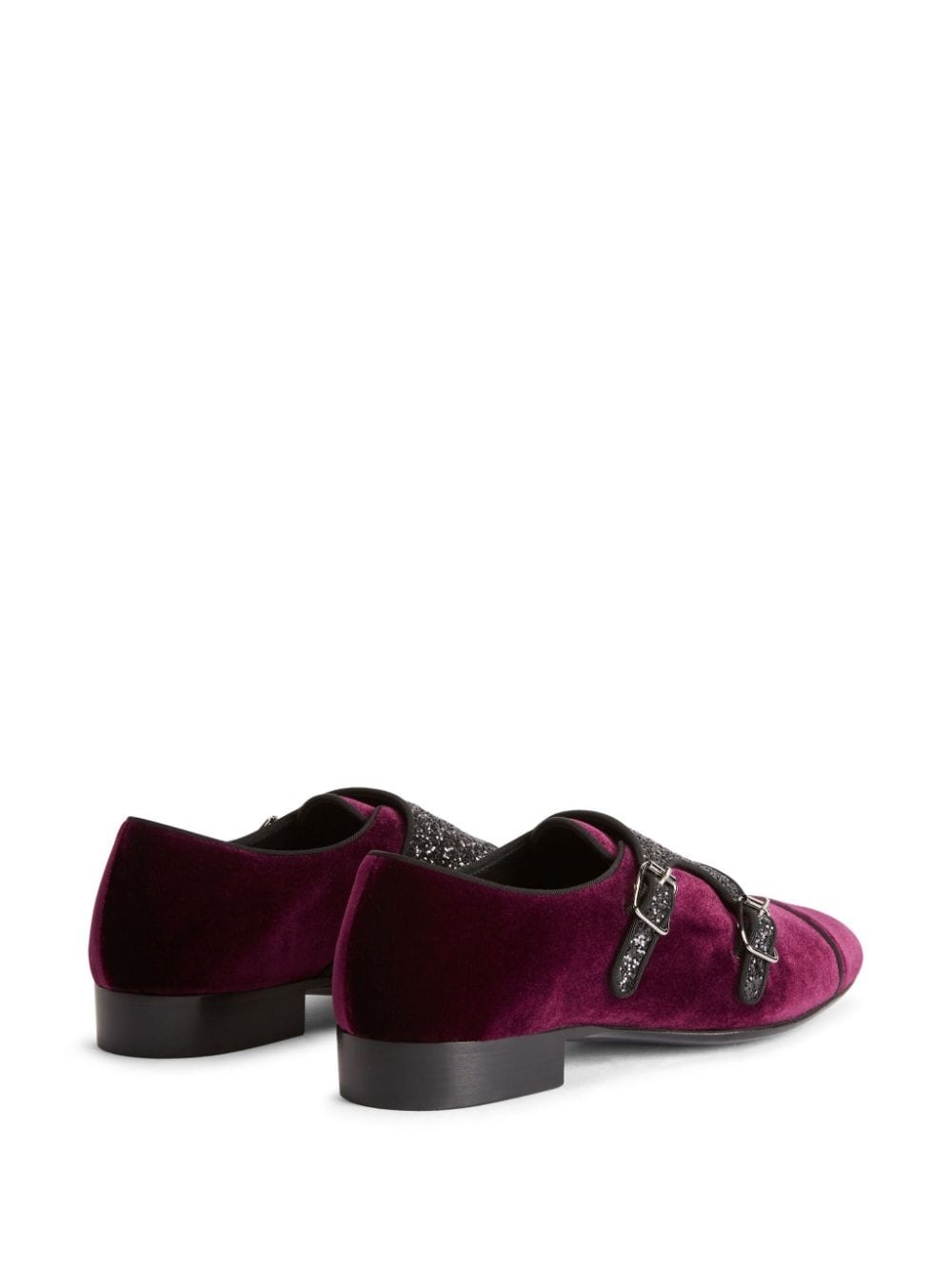 Johnny Crystal embellished monk-strap loafers - 3