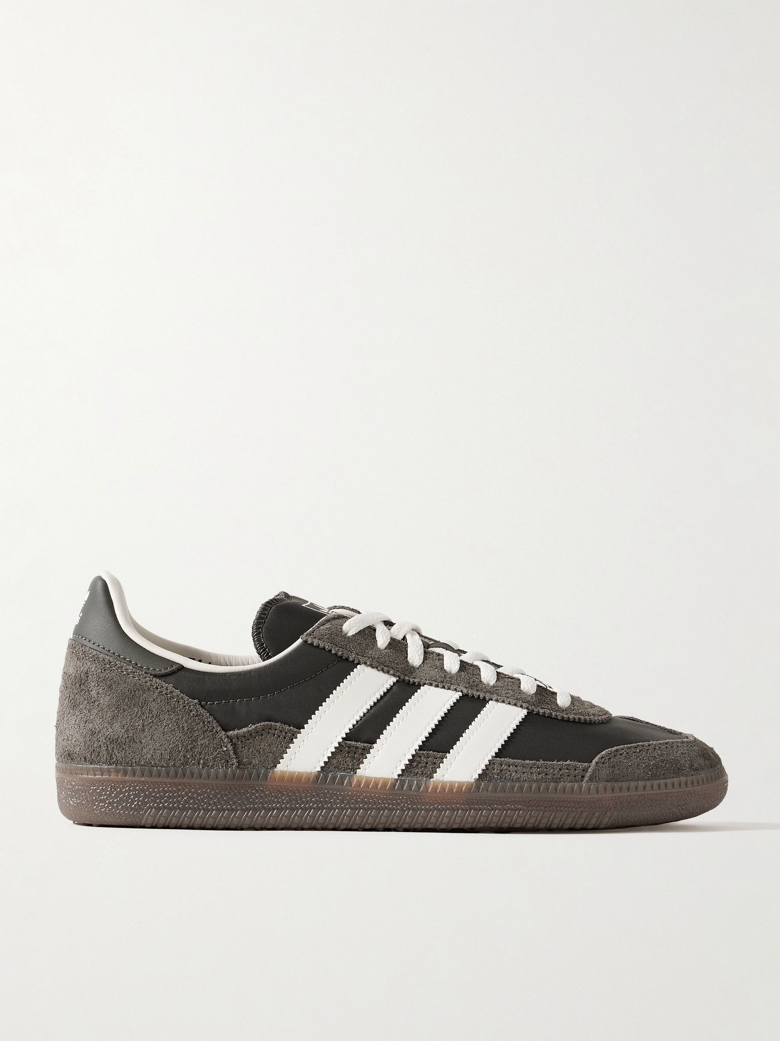 Wensley Spezial Suede and Leather-Trimmed Shell Sneakers Brown - 1