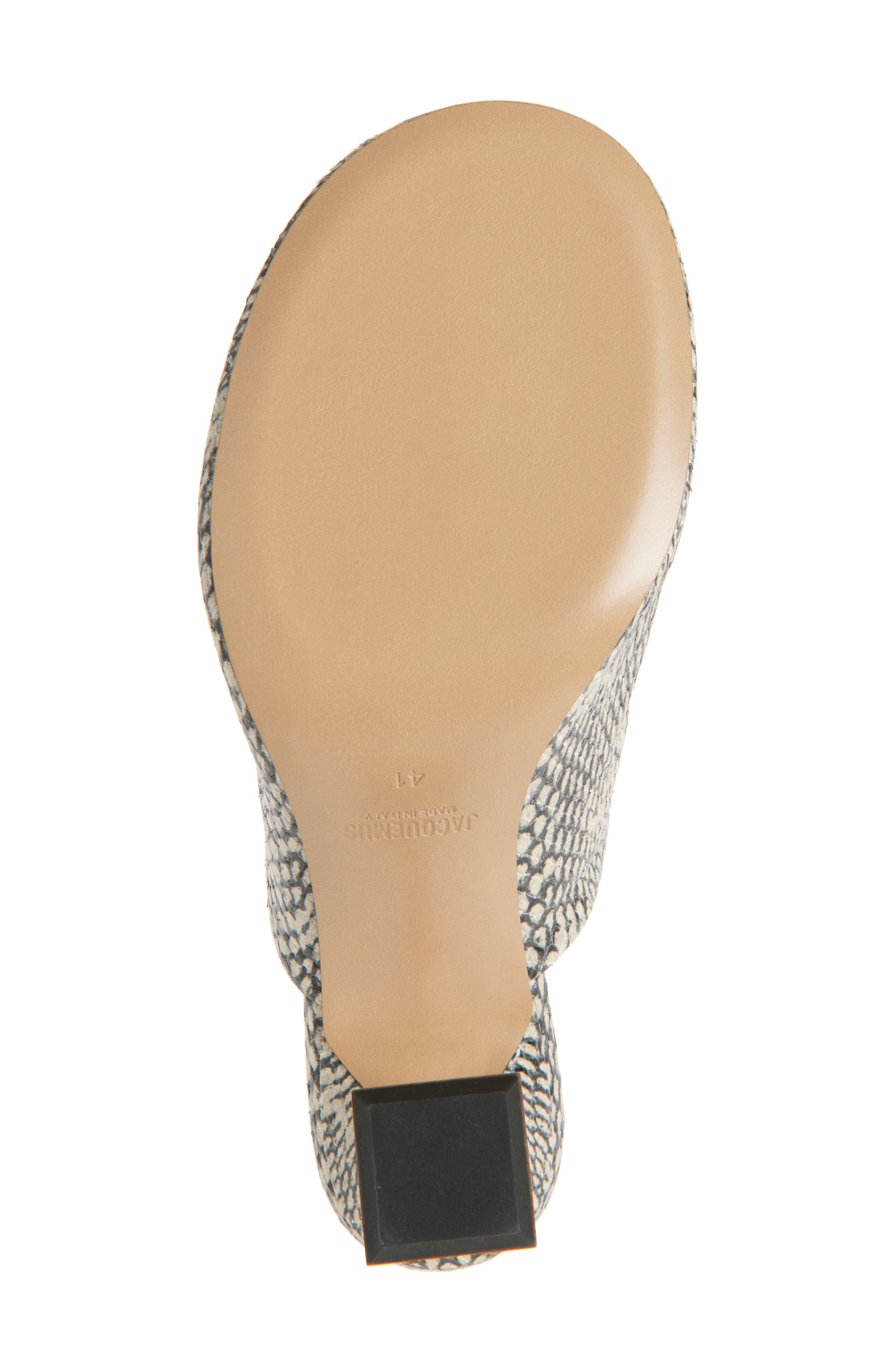 Jacquemus Les Mules Bisou Mismatched Mule in Beige 150 at Nordstrom - 6